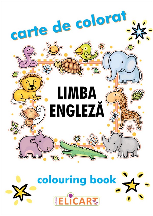 Limba engleza. Carte de colorat / Colouring Book