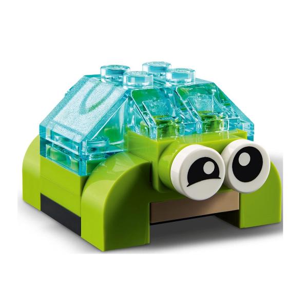 Lego Classic. Caramizi transparente creative