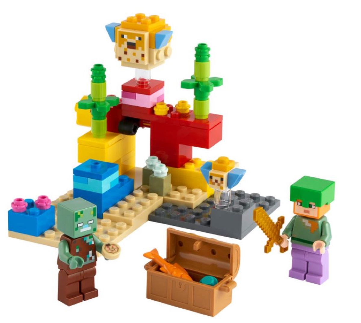 Lego Minecraft. Reciful de corali