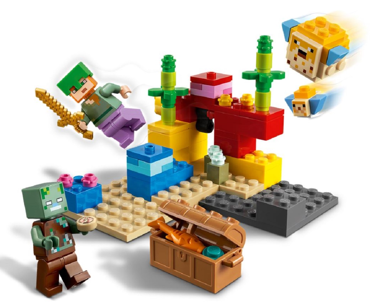 Lego Minecraft. Reciful de corali