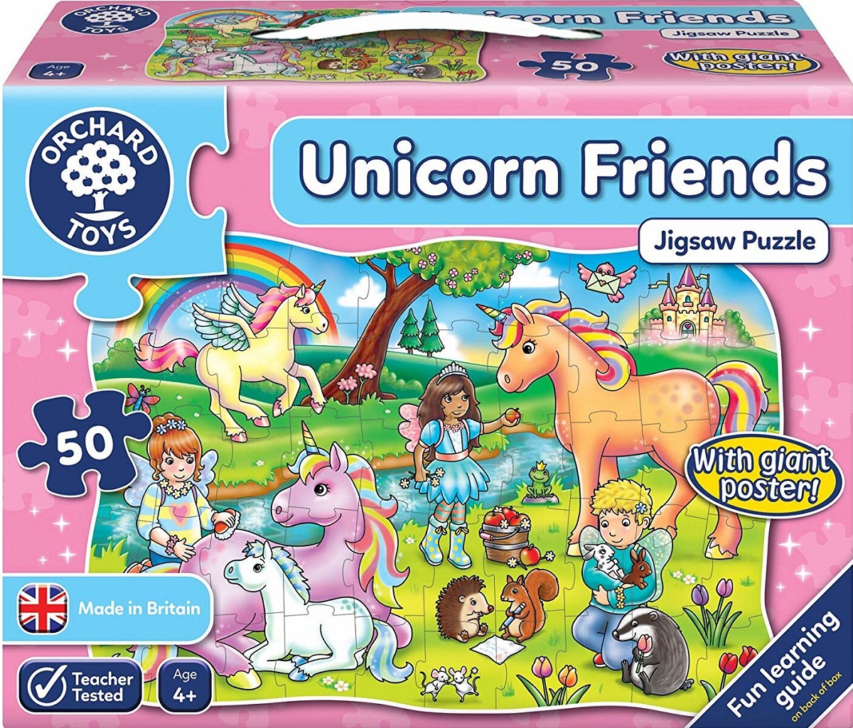 Puzzle Unicorn friends. Prietenii unicornului