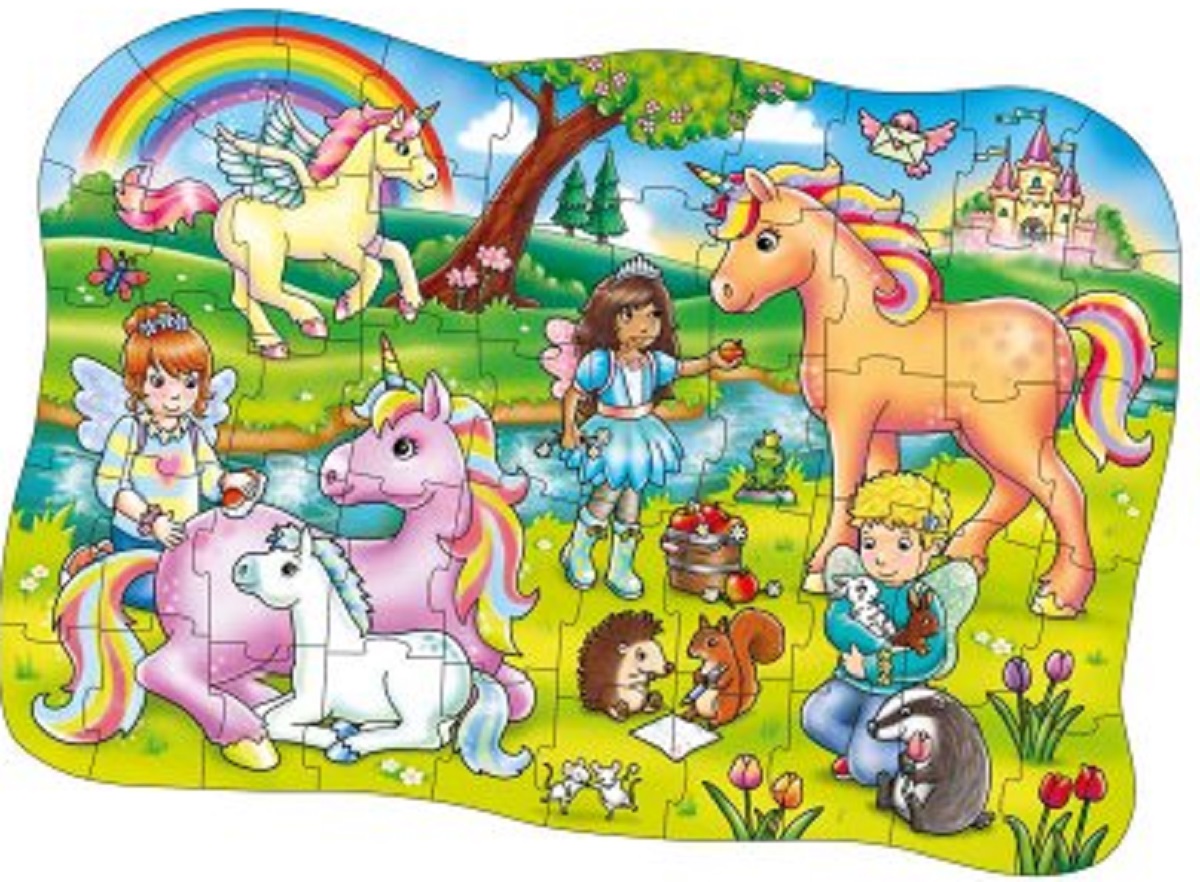 Puzzle Unicorn friends. Prietenii unicornului