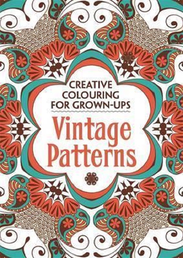 Creative Colouring for Grown-Ups. Vintage Patterns