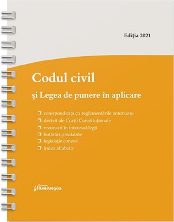 Codul civil si Legea de punere in aplicare Act.8.01.2021