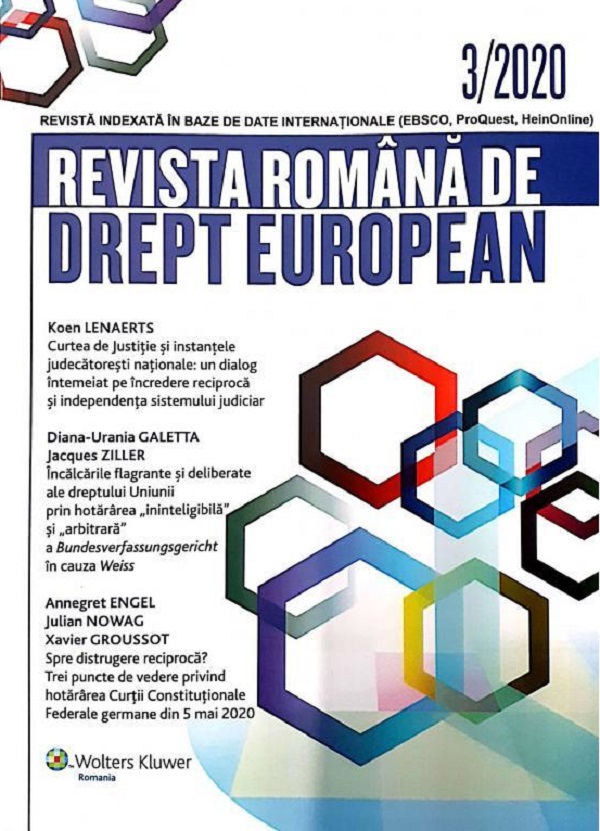 Revista romana de drept european Nr.3/2020