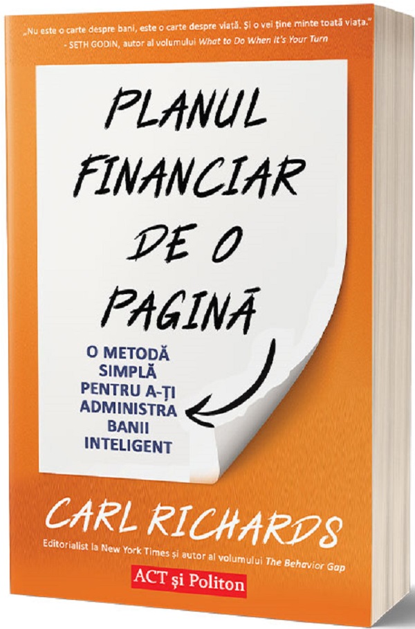 Planul financiar de o pagina - Carl Richards