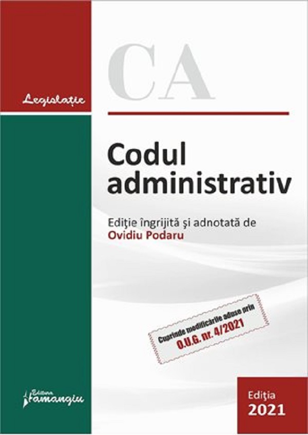 Codul administrativ Act.3 februarie 2021
