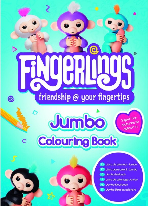 Fingerlings. Carte de colorat Jumbo