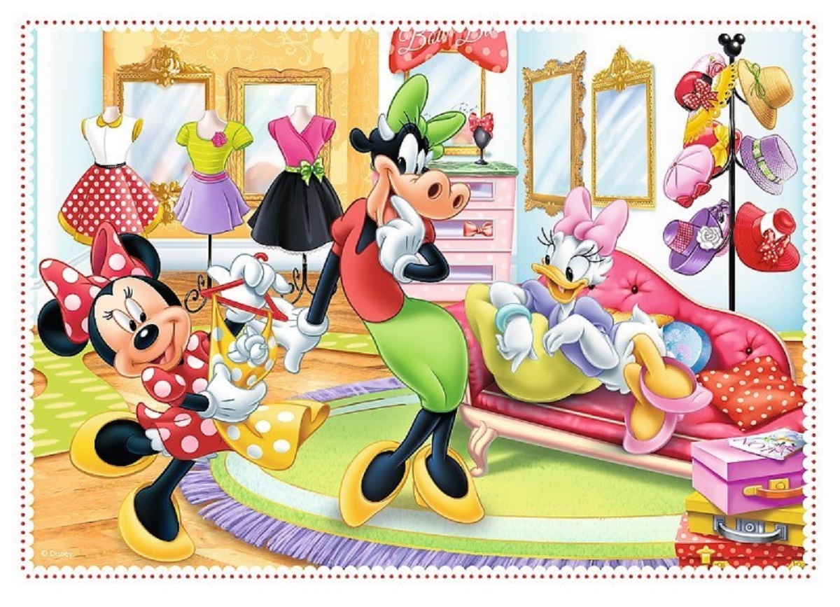Puzzle 4 in 1. Minnie Mouse si prietenii ei