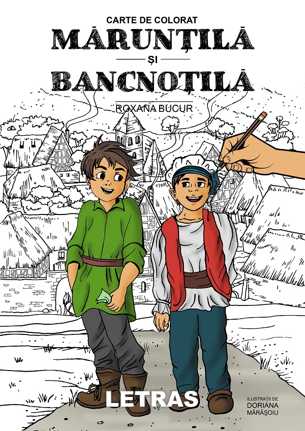 eBook Maruntila si Bancnotila - Carte de colorat - Roxana Bucur