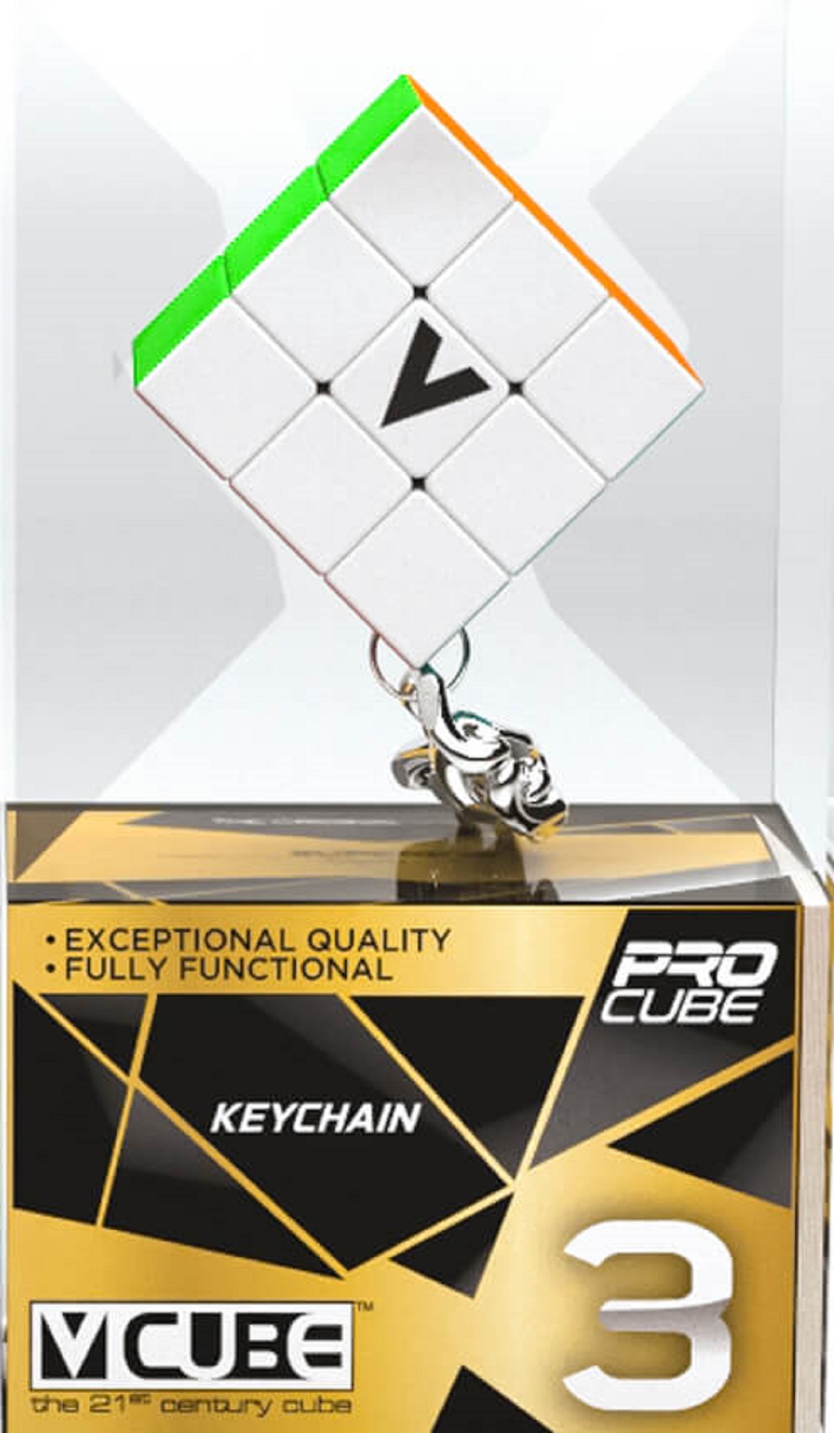 V-Cube 3 Keychain. Breloc clasic