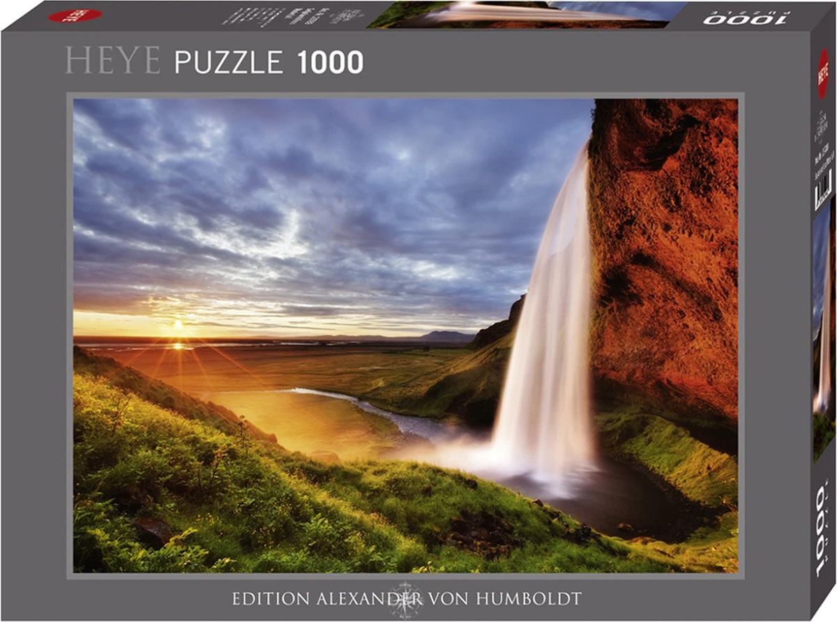 Puzzle 1000. Seljalandsfoss Waterfall