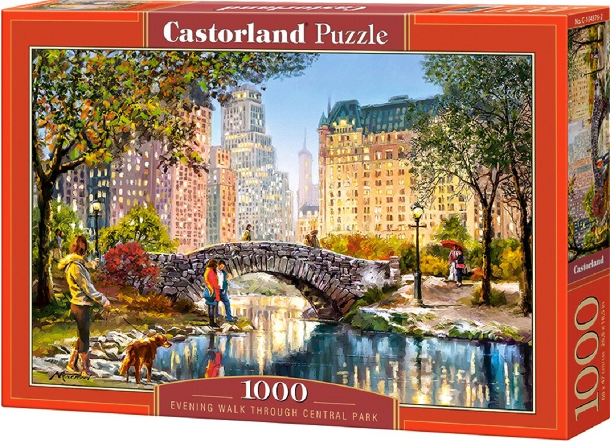 Puzzle 1000. Evening Walk Through Central Park