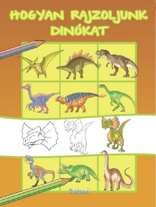 Hogyan rajzoljunk dinokat. Cum sa desenam dinozauri
