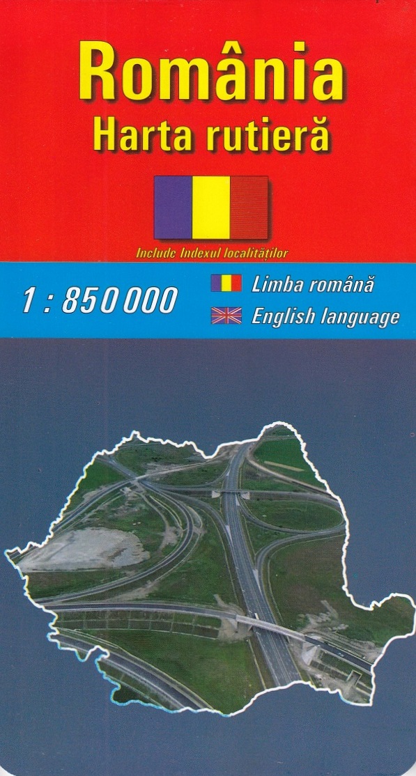 Harta rutiera. Romania