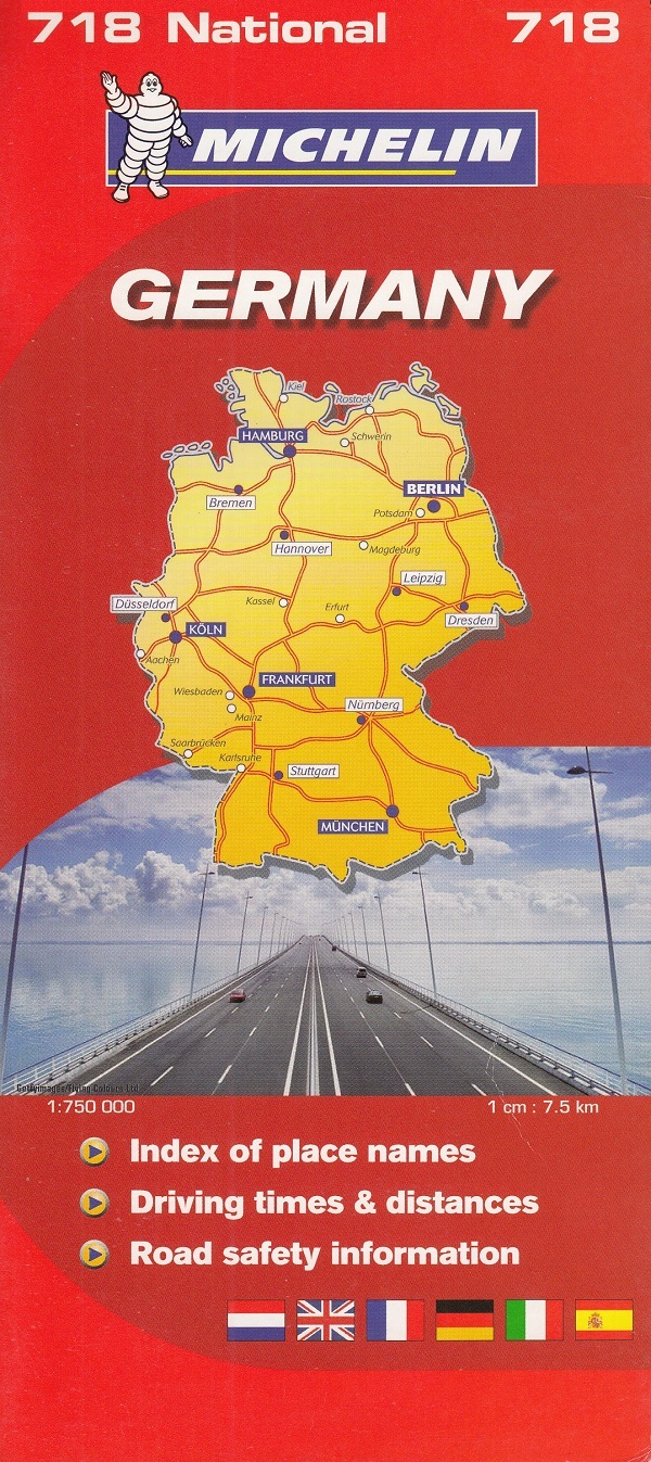 Harta Germania - Michelin