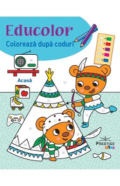 Poza produsului Educolor: Acasa. Coloreaza dupa coduri