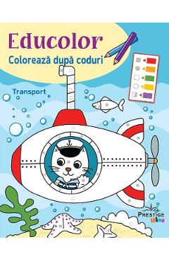 Poza produsului Educolor: Transport. Coloreaza dupa coduri