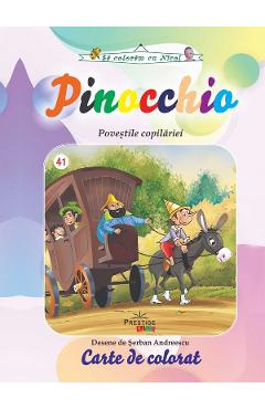 Poza produsului Pinocchio. Povestile copilariei. Carte de colorat