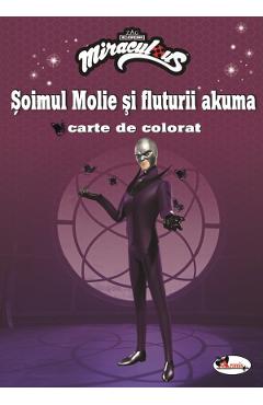 Poza produsului Soimul Molie si fluturii Akuma. Carte de colorat