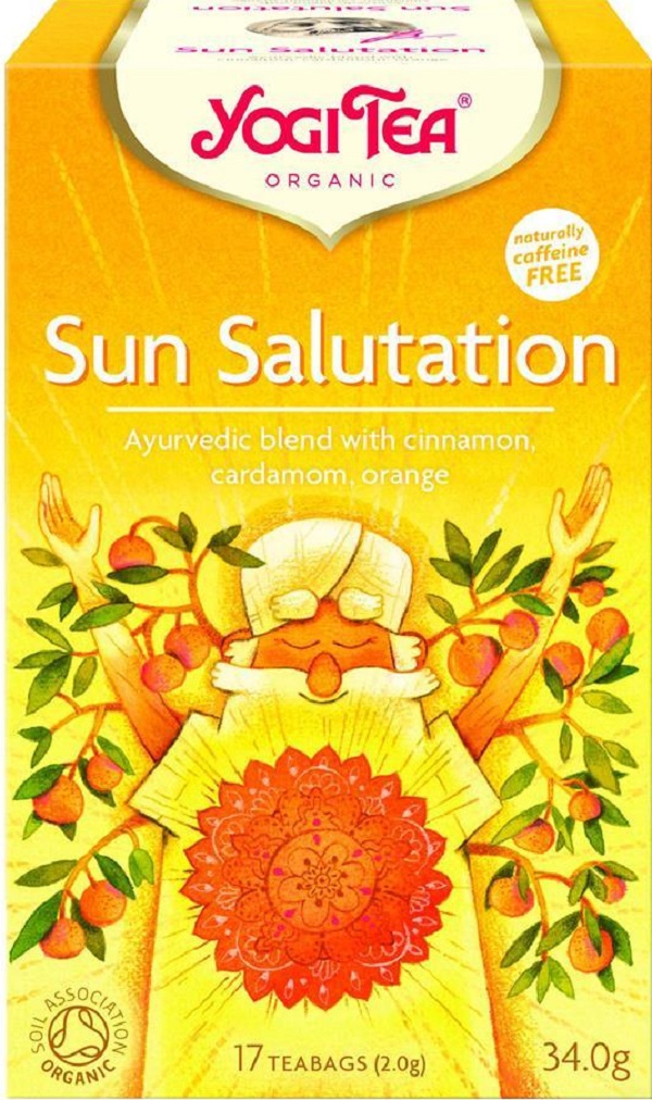 Ceai Salutul Soarelui / Sun Salutation ECO/BIO 17dz - YOGI TEA