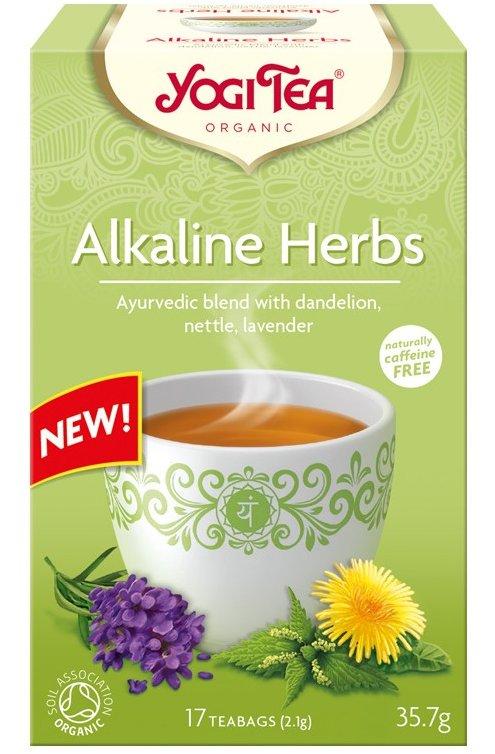 Ceai Ierburi Alcaline / Alkaline Herbs ECO/BIO 17dz - YOGI TEA