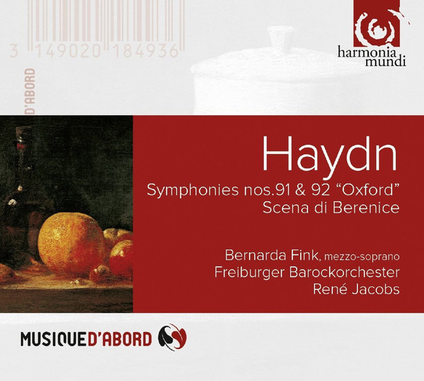 CD Haydn - Symphonies Nos. 91 & 92 - Rene Jacobs