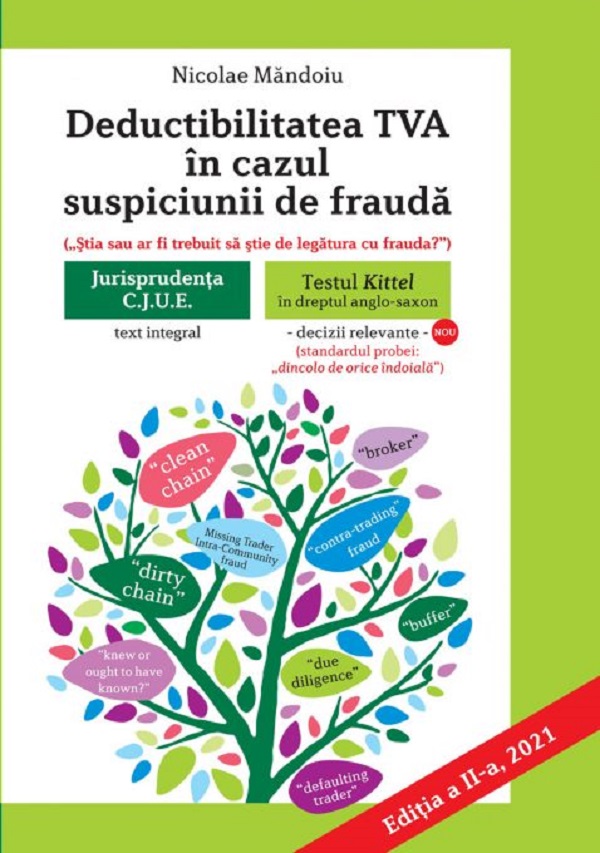Deductibilitatea TVA in cazul suspiciunii de frauda Ed.2021 - Nicolae Mandoiu