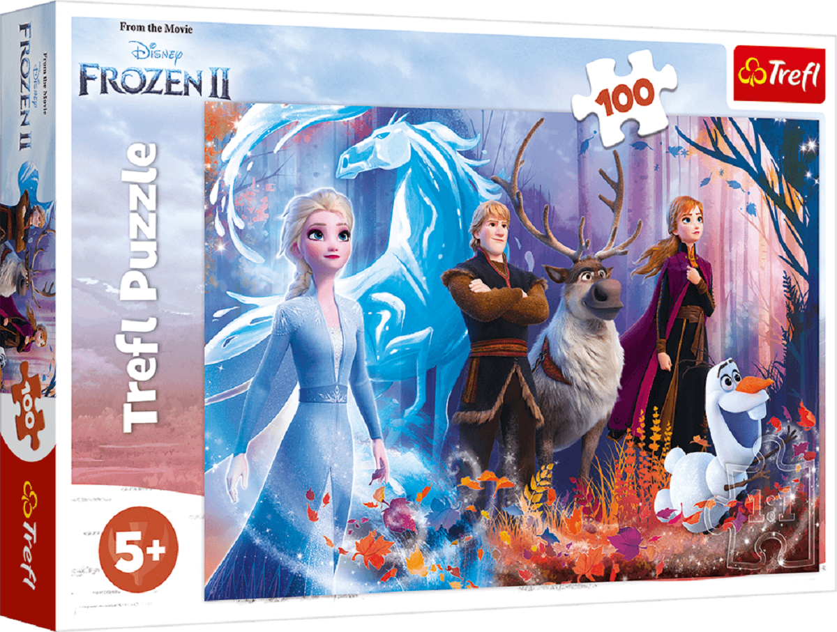 Puzzle 100. Frozen 2: Lumea magica