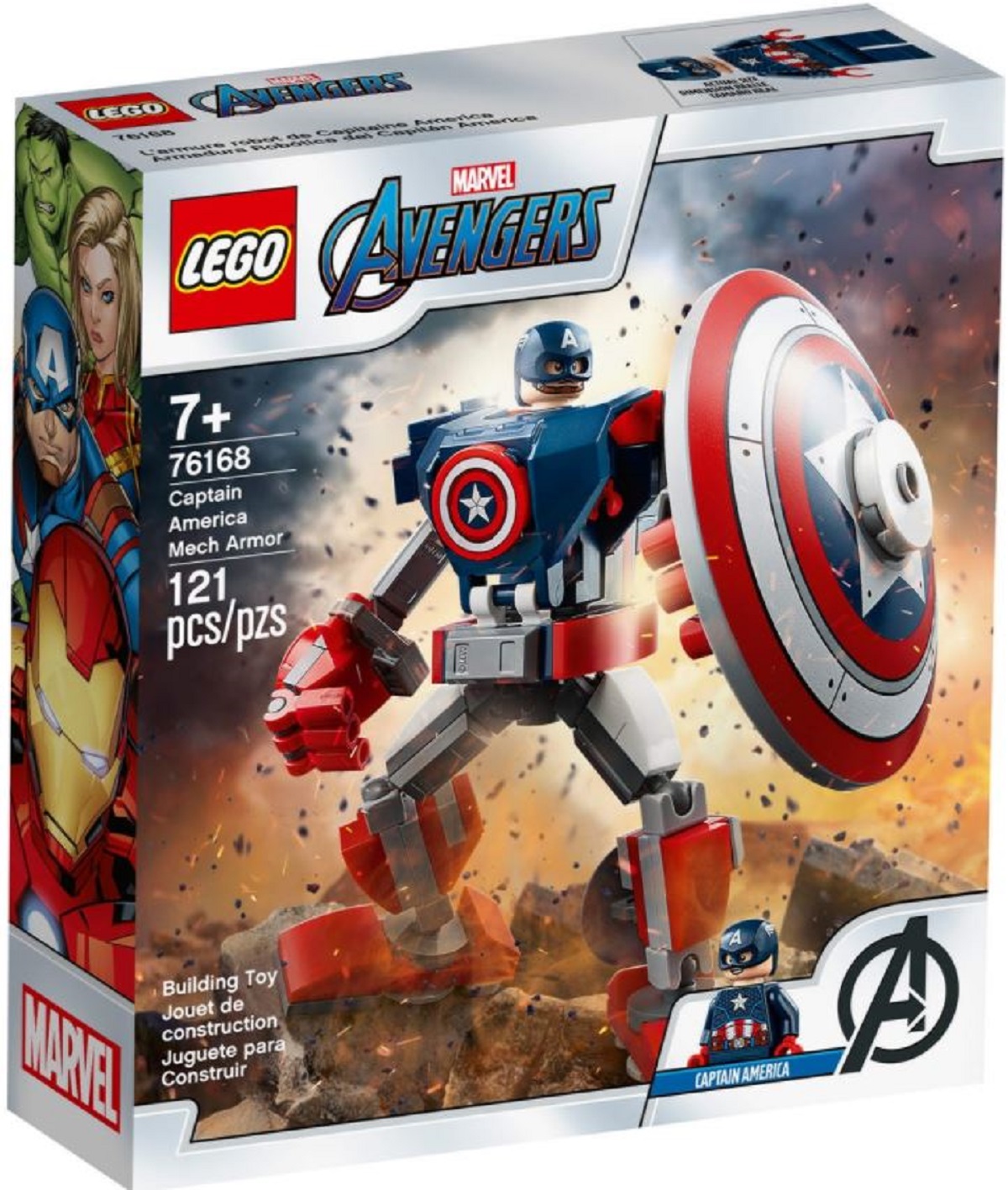 Lego Marvel Avengers. Armura de robot Capitanul America