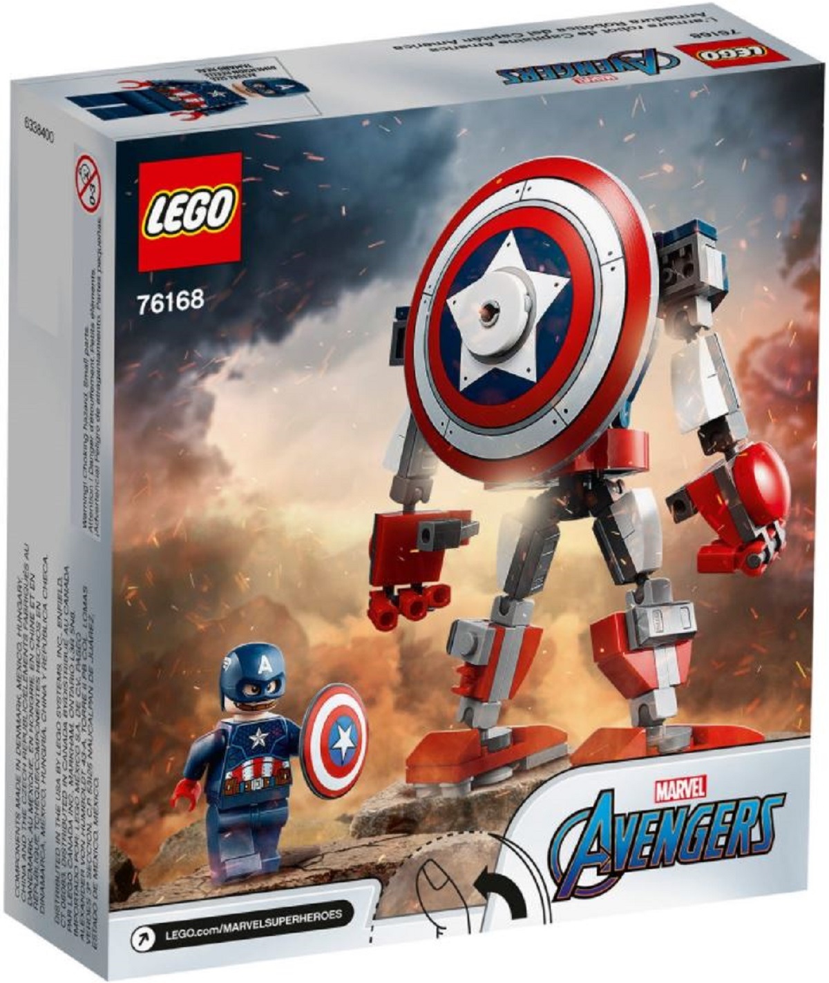 Lego Marvel Avengers. Armura de robot Capitanul America