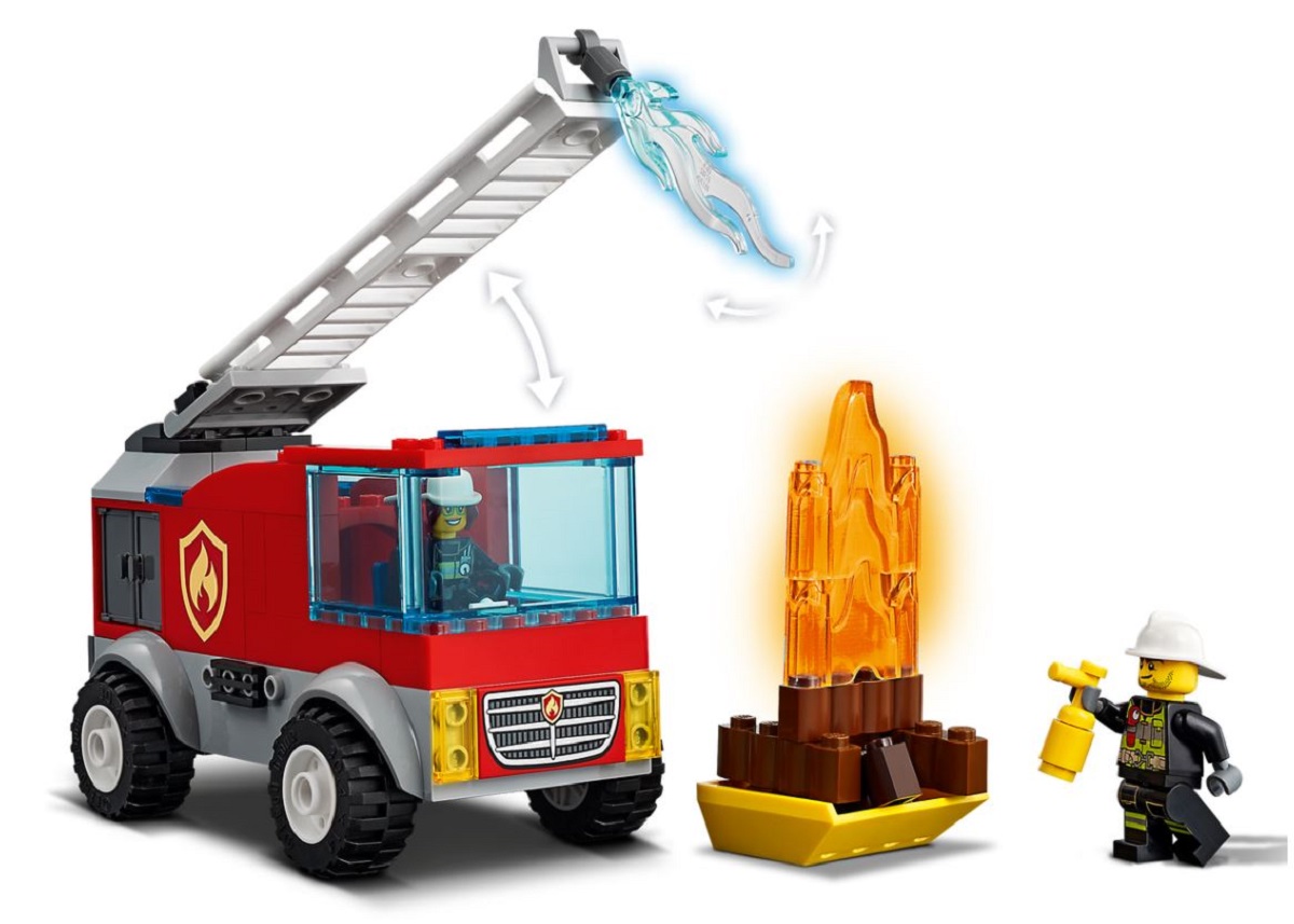 Lego City. Camion de pompieri cu scara