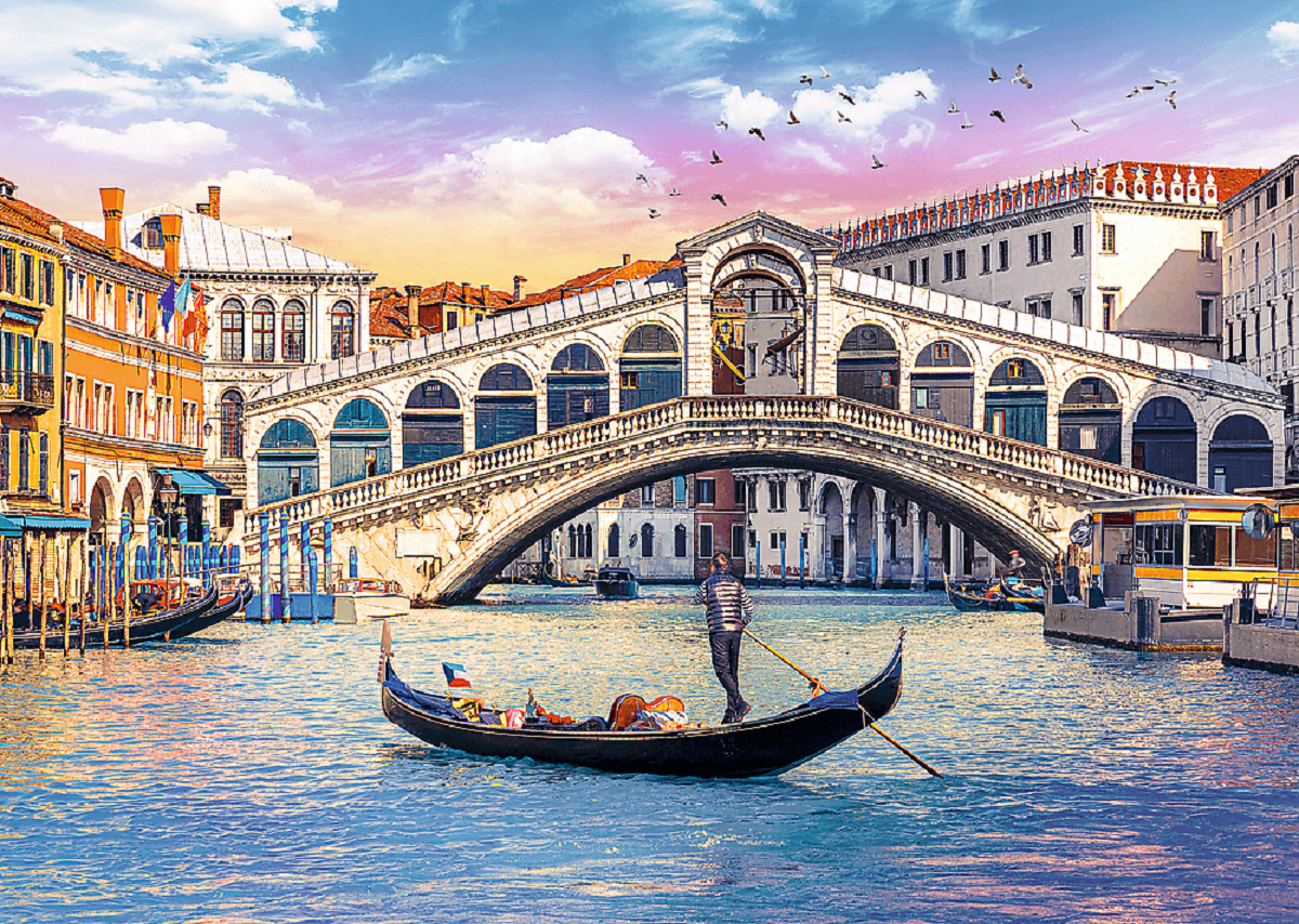 Puzzle 500. Gondola in Venetia