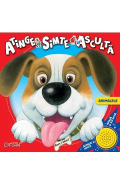 Coperta cărții 'Animalele. Atinge, simte, ascultă - Anna Casalis, Tony Wolf'