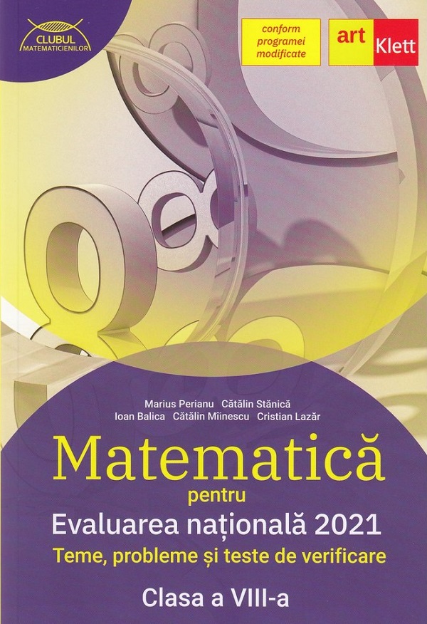 Matematica pentru Evaluarea Nationala - Clasa 8 - Marius Perianu, Catalin Stanica