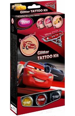 Imaginea produsului 'Glitter Tattoo Kit: Cars 3. Tatuaje cu sclipici: Mașini 3'