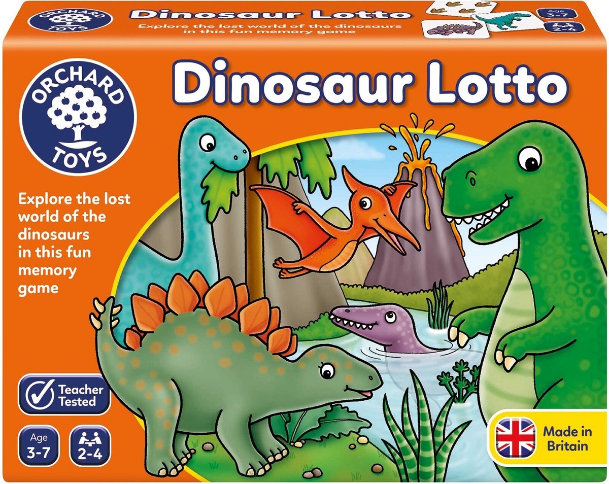 Joc educativ Dinosaur Lotto. Dinozauri