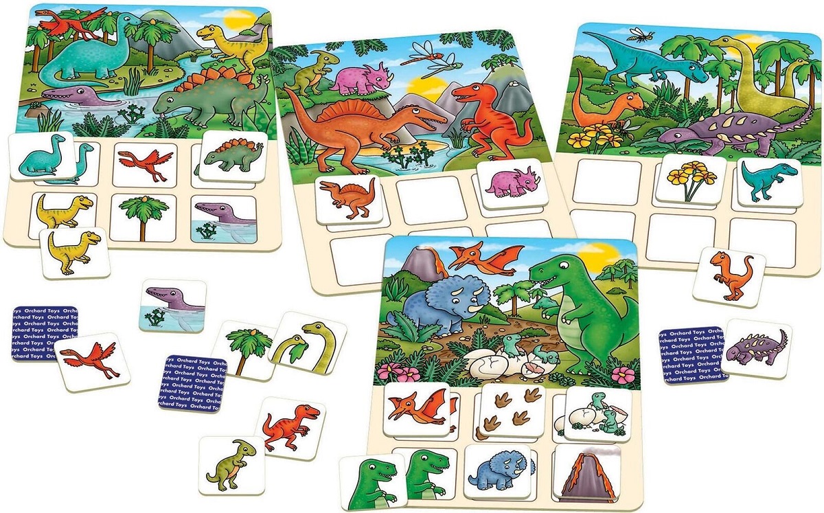 Joc educativ Dinosaur Lotto. Dinozauri