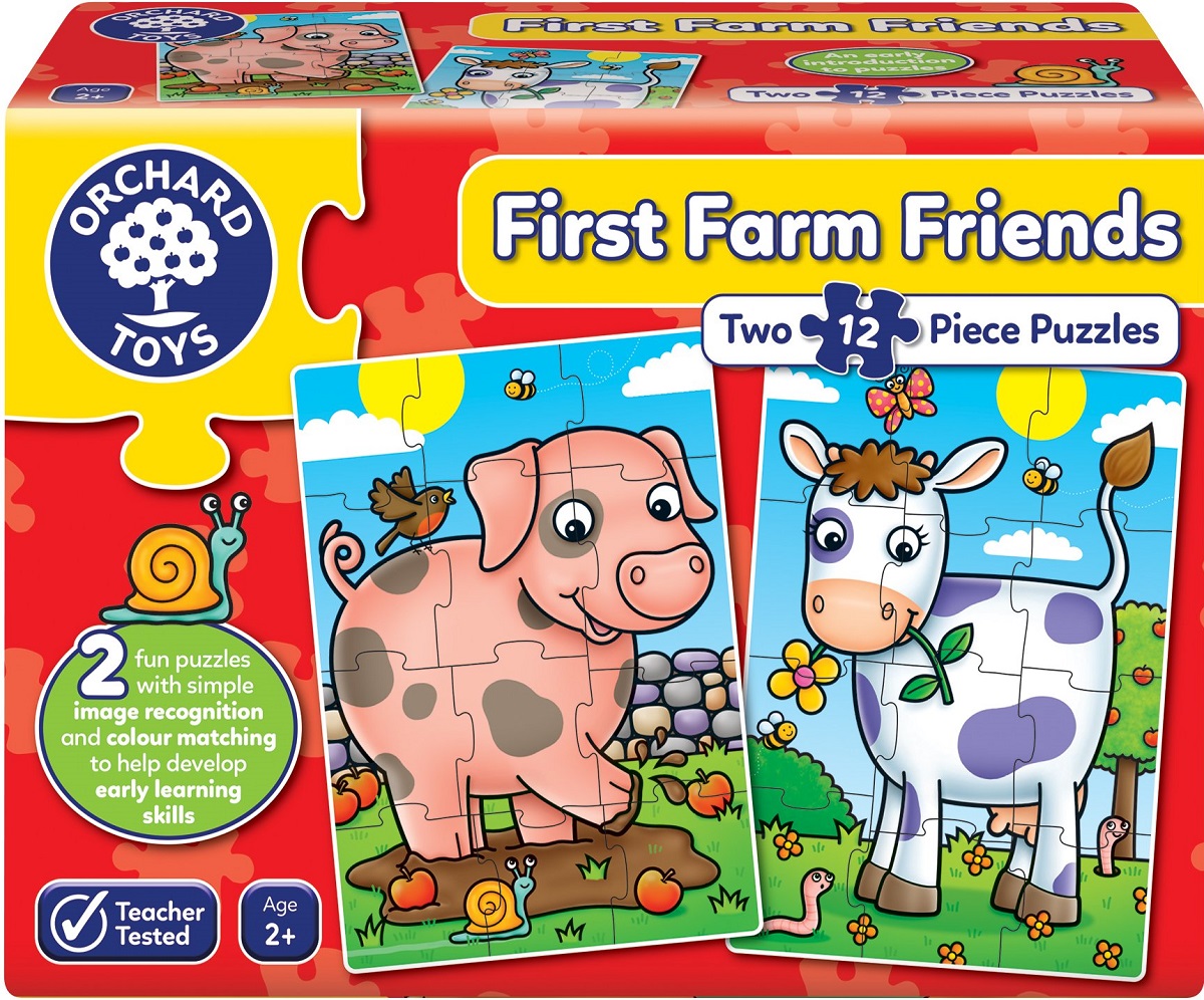 Puzzle First Farm Friends. Primii prieteni de la ferma