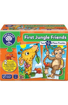 Imaginea produsului 'Puzzle First Jungle Friends. Primii prieteni din junglă'