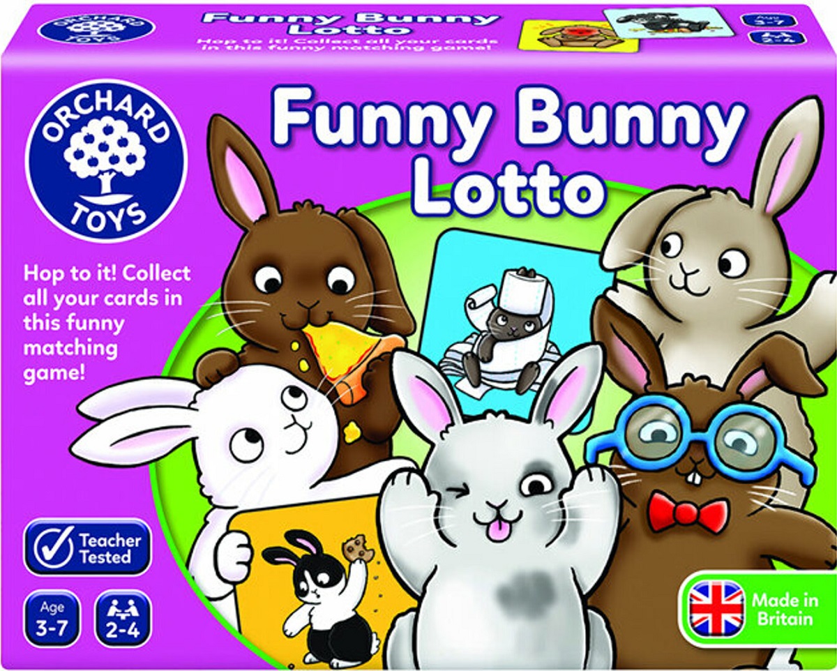 Joc educativ Funny Bunny Lotto. Iepurasul amuzant