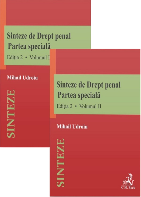 Sinteze de drept penal. Partea speciala Vol.1 + Vol.2 Ed.2 - Mihail Udroiu