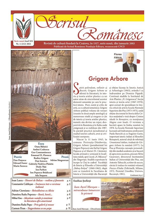 Revista Scrisul Romanesc Nr.4 din 2021