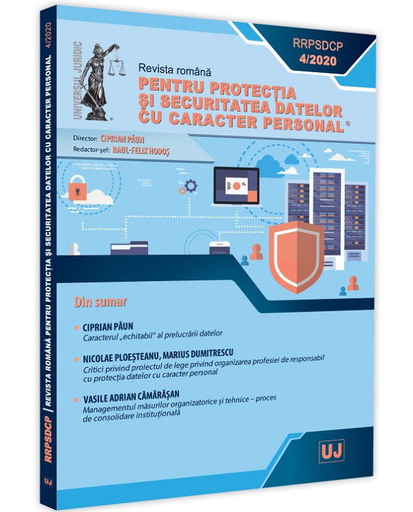 Revista romana pentru protectia si securitatea datelor cu caracter personal Nr.4/2020
