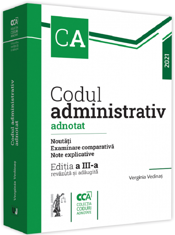 Codul administrativ adnotat Ed.3 - Verginia Vedinas