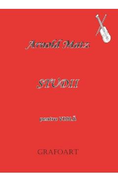 Coperta cărții 'Album de studii pentru violă - Arnold Matz'