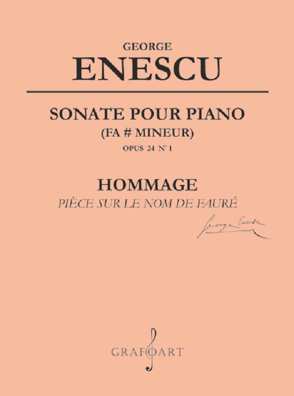 Sonate pour piano (fa mineur) Op.24 Nr.1 - George Enescu