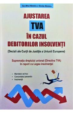 Poza produsului Ajustarea TVA in cazul debitorilor insolventi - Dan-Mihai Mandoiu, Nicolae Mandoiu