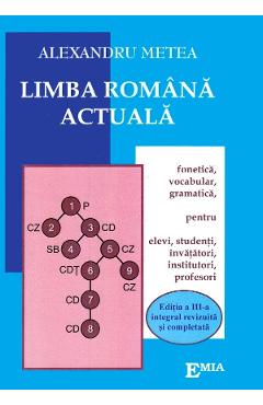 Coperta cărții 'Limba română actuală - Alexandru Metea'