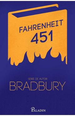 Coperta cărții 'Fahrenheit 451 - Ray Bradbury'